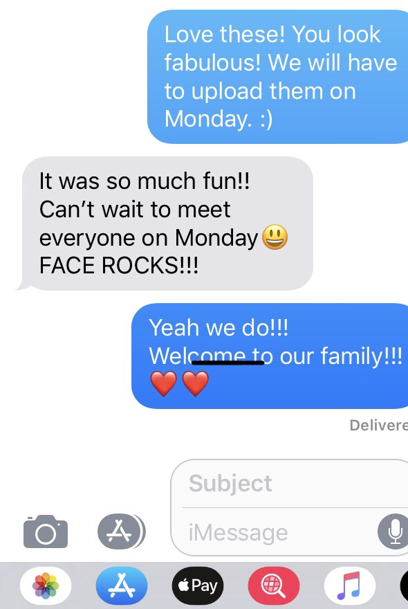 Love when a new Liaison loves our work!!! Our FACE Network #family just keeps growing in its love!! #FACErocks #VistaFACE #LoveWhatYouDo