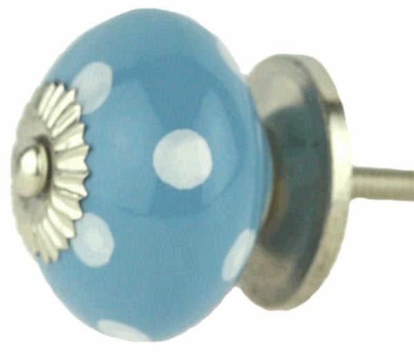 ECKandD's tweet image. 1 , Ceramic Knobs, Cabinet Knobs, Drawer Pulls, Cupboard Knobs, blue and White, Dots, Closet Door Knobs, Furniture Handles, Dresser Knobs tuppu.net/72926a4e #Etsy #chichimama05 #CupboardKnobs