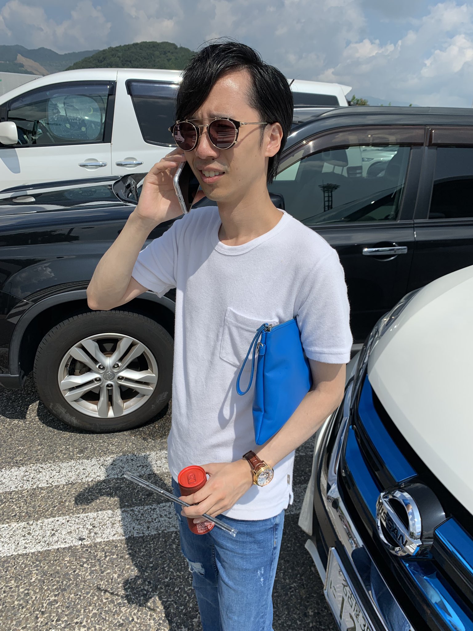 Nagoya Amigo 名古屋アミーゴ 仕事のため みんなで京都に向かっています 左から ちゃんあつ 下島先輩 チンピラ 圧倒的チンピラ 柳澤 T Co Pk8kyruwkh Twitter