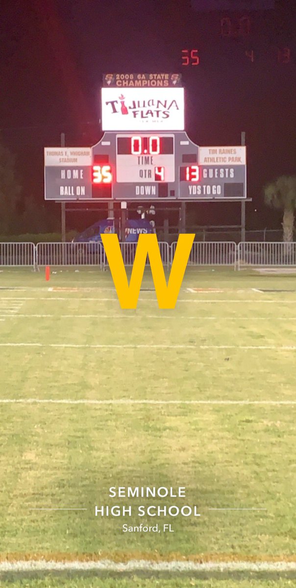 Coach_Graff29's tweet photo. @NolesFootball_ they gotta put some RESPECT on it now!!! 1-0 #BeatDP #Noles1N9 #PutItDown https://t.co/Q7d5BM6OJt