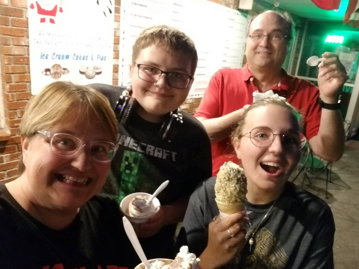 Last night in Rhody and we conquered an important parenting lesson.  Ice cream from Eskimo King is amazing! #charliesadventures #rpibound @rpi