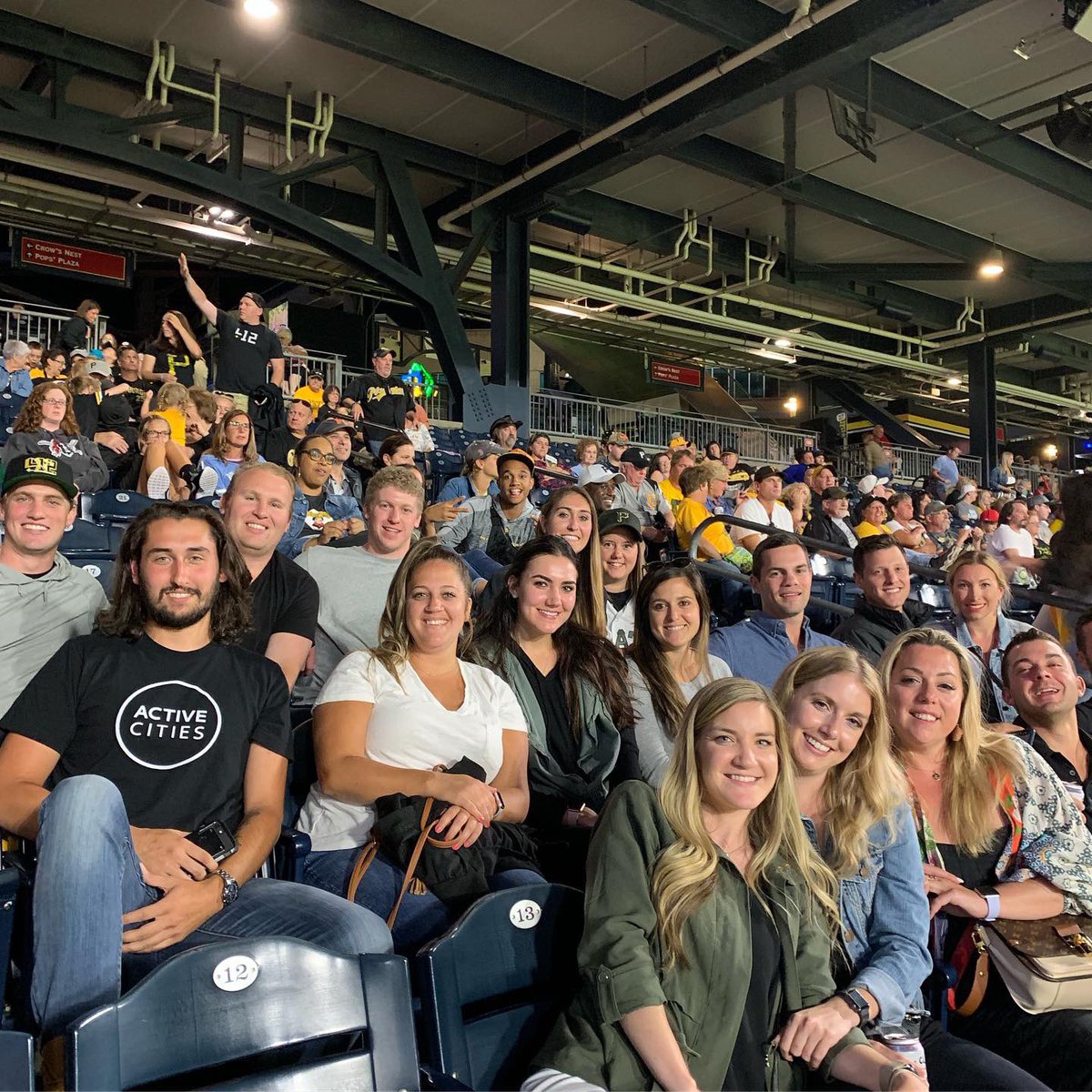 MarioLemieuxFdn's tweet photo. Club 66 Night at PNC Park!

Club 66 is a young professionals group interested in supporting the initiatives of the Lemieux Foundation! 

More info: https://t.co/cQhF9nsrMR

@Pirates #Club66 https://t.co/eRuRMvqYsw