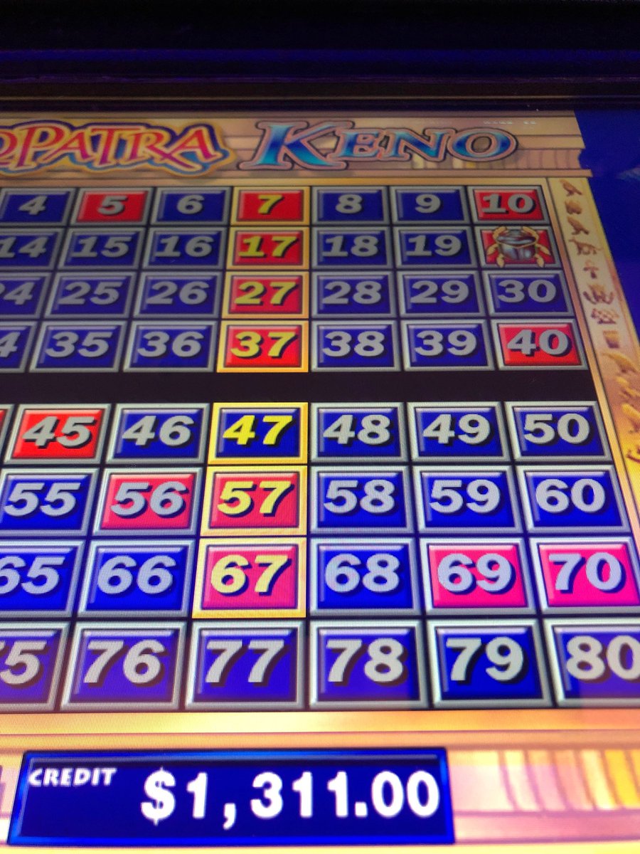 Winning Cleopatra Keno Winning Cleopatra Keno