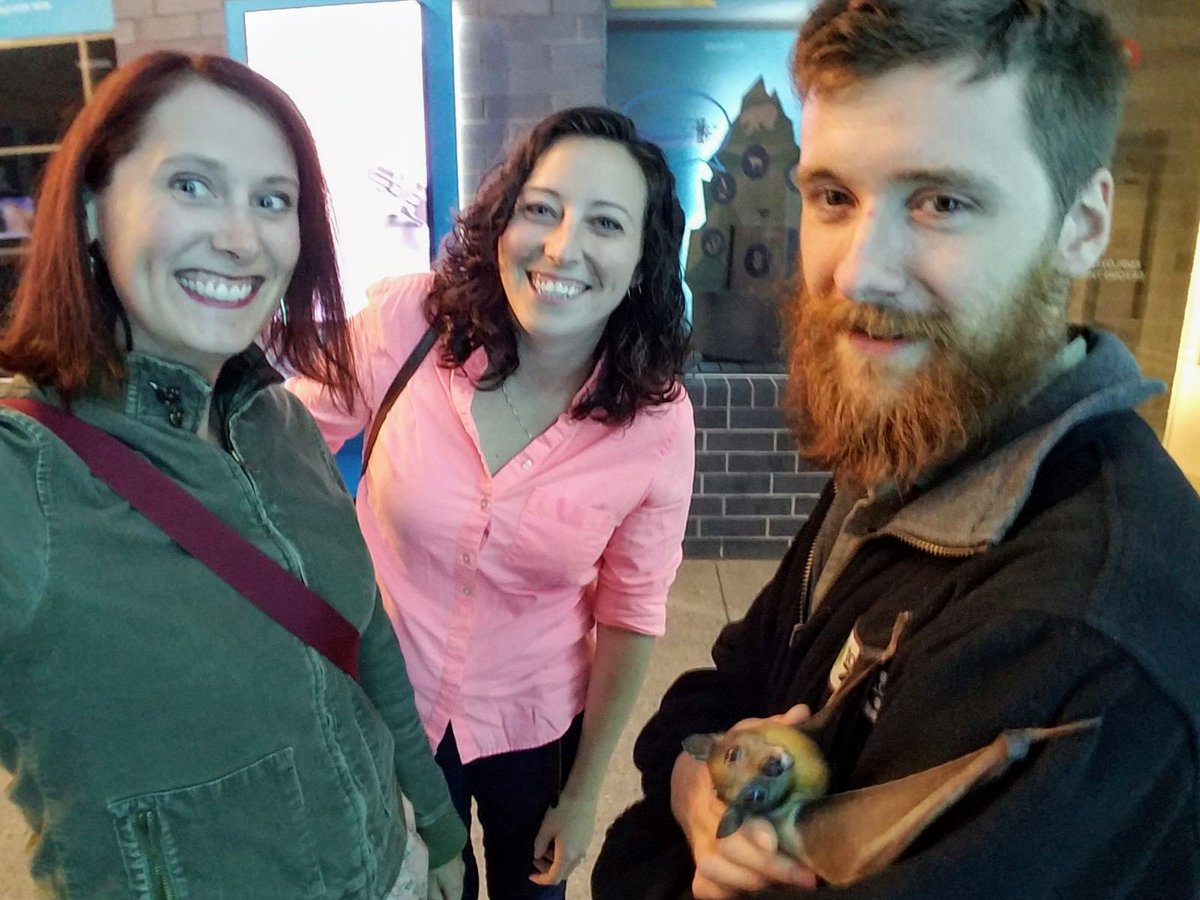 CrystalSnakes's tweet photo. Amazing night @TheTorontoZoo learning about the great conservation work being undertaken to help Ontario's bats with @TobyJThorne https://t.co/ar9uEMqLVF