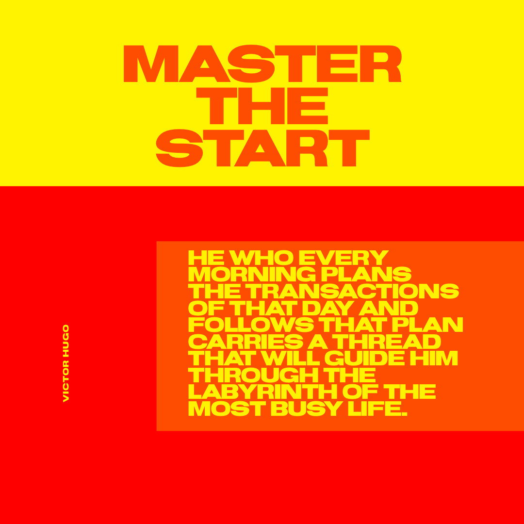He who every morning plans the transactions of that day and follows that plan carries a thread that will guide him through the labyrinth of the most busy life.
-
#businessowners #businessownermindset #entrepreneurmindset #entrepreneurialadvice #businesslifeblend #entrepreneurmind
