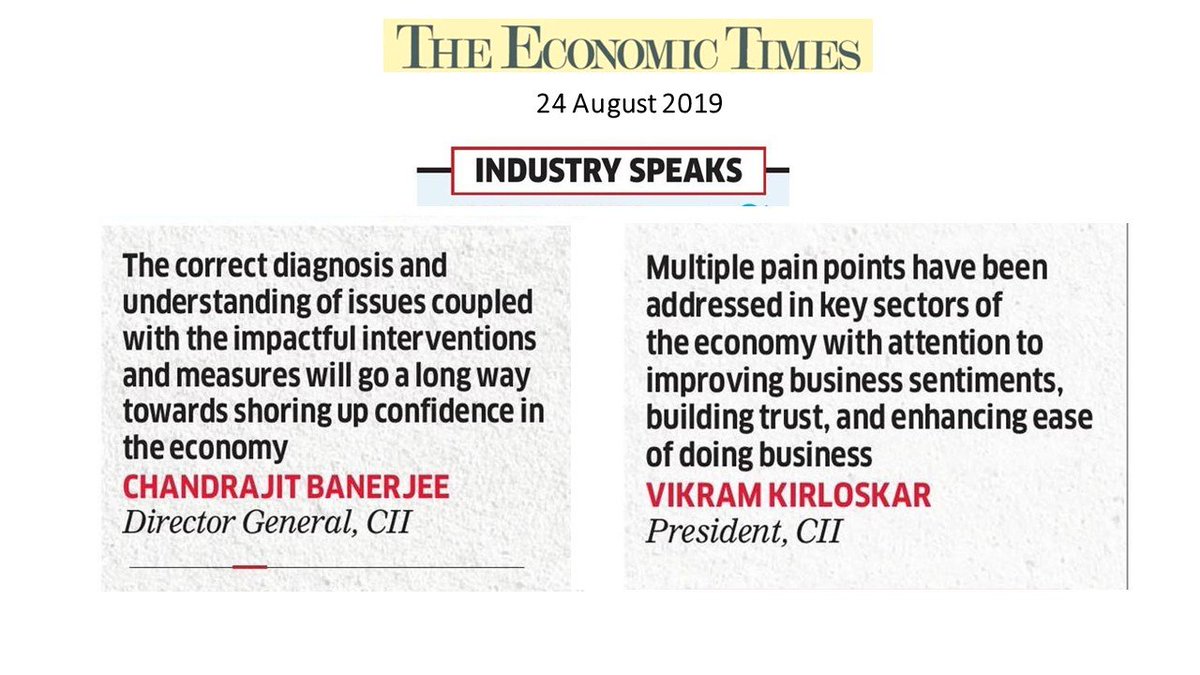 FollowCII's tweet photo. CII is grateful to Hon’ble FM @nsitharaman for positively considering our inputs. #CIIRecommendations #CII4Growth @nsitharamanoffc @FinMinIndia @PIB_India https://t.co/oOZpnB4sLd