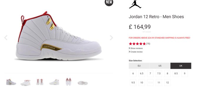 jordan 12 fiba footlocker