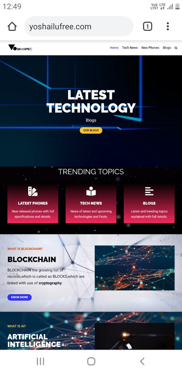 yoshailufree's tweet photo. Hey let's catch up our new website 
https://t.co/HvVXj5LqKF 
Visit and Gain knowledge about latest technology Blogs.
@yoshailufree #yoshailufree #technology #Blogs https://t.co/4IN7vrrYqM
