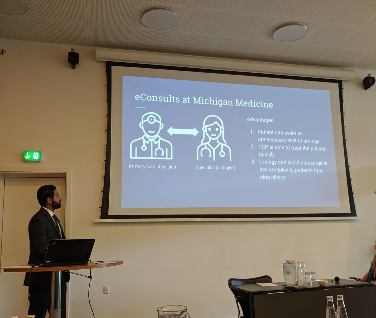 Nature Reviews Urology (@natrevurol) on Twitter photo Despite it being the first session of the last day, no-one is phoning it in (see what I did there?!) for <a href="/chadellimoottil/">Chad Ellimoottil, MD, MS</a>'s talk on using telemedicine in urology #CopMich2019 Despite it being the first session of the last day, no-one is phoning it in (see what I did there?!) for <a href="/chadellimoottil/">Chad Ellimoottil, MD, MS</a>'s talk on using telemedicine in urology #CopMich2019