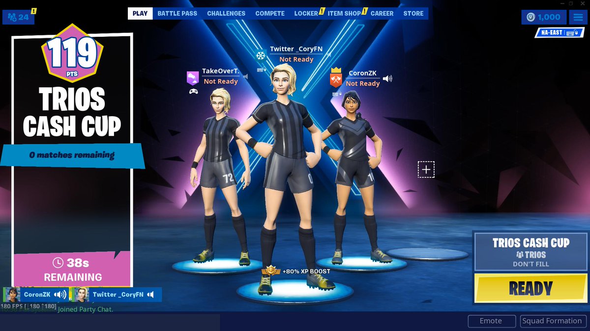 _CoryFN's tweet image. So mad rn we choked our 2nd to last game and if we didn't we would have been in prize pool.