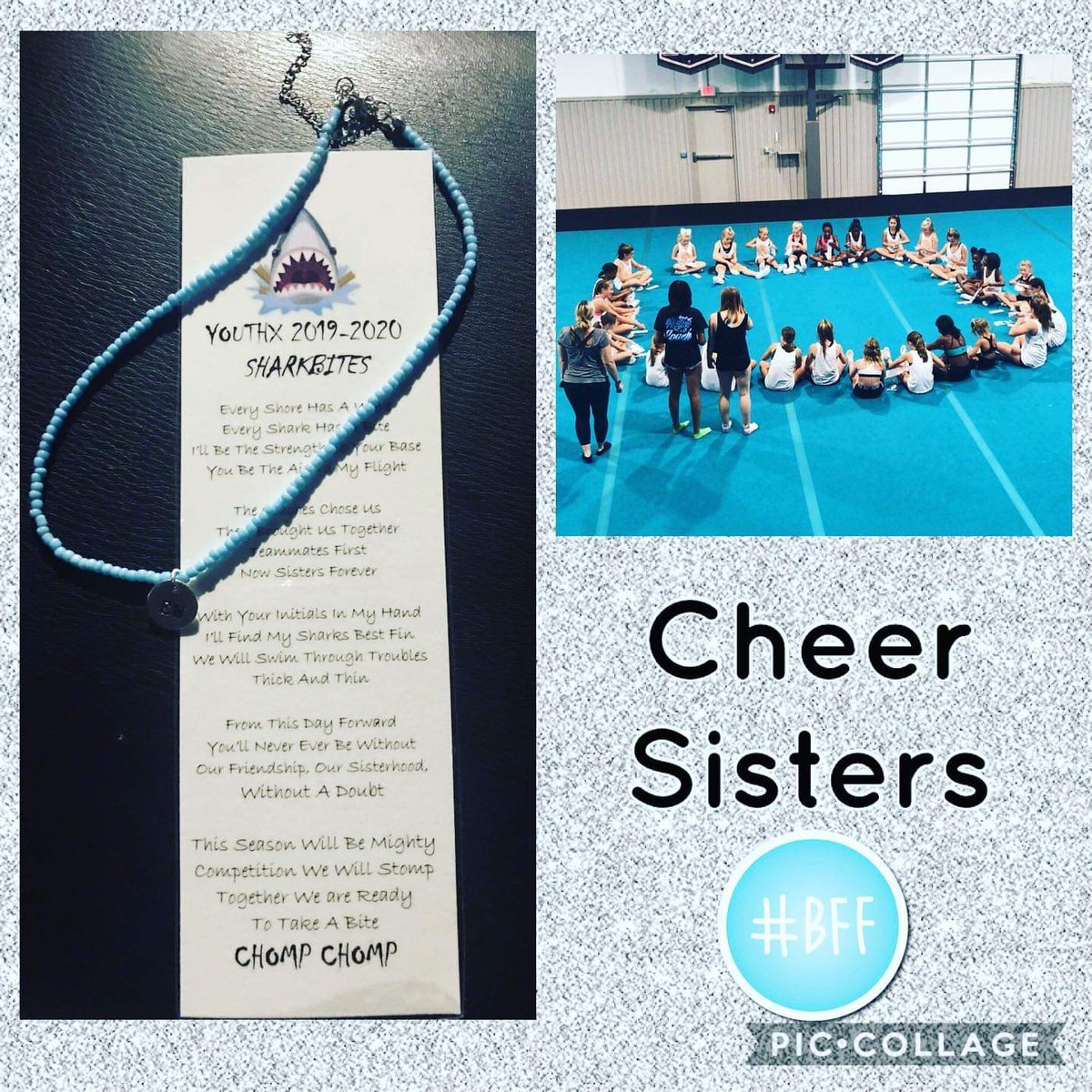 We had a blast getting our cheer sisters tonight!  #traditions #cheerextreme #cearaleigh #sharkbites