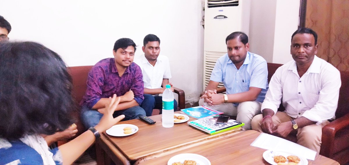 BcjdJnu's tweet photo. Healthy Interaction cum Discussion with the Honorable Minister, Shri Tusharkanti Behera, Electronics &amp; Information Technology And Sports &amp; Youth Affairs on Odisha's Development in all Sectors @ JNU, New Delhi. https://t.co/11TP0alD0D