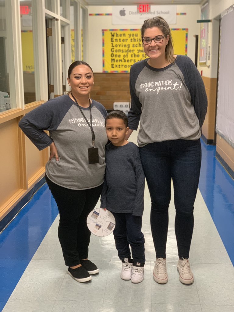Ms_Bazz's tweet photo. Check out these cutie patooties all dressed to match! @MissVPershing #fridayfavorites #teampershing @panthersD100 #ladiesman #MsMartinez #d100inspires https://t.co/MLtzqy1bsR
