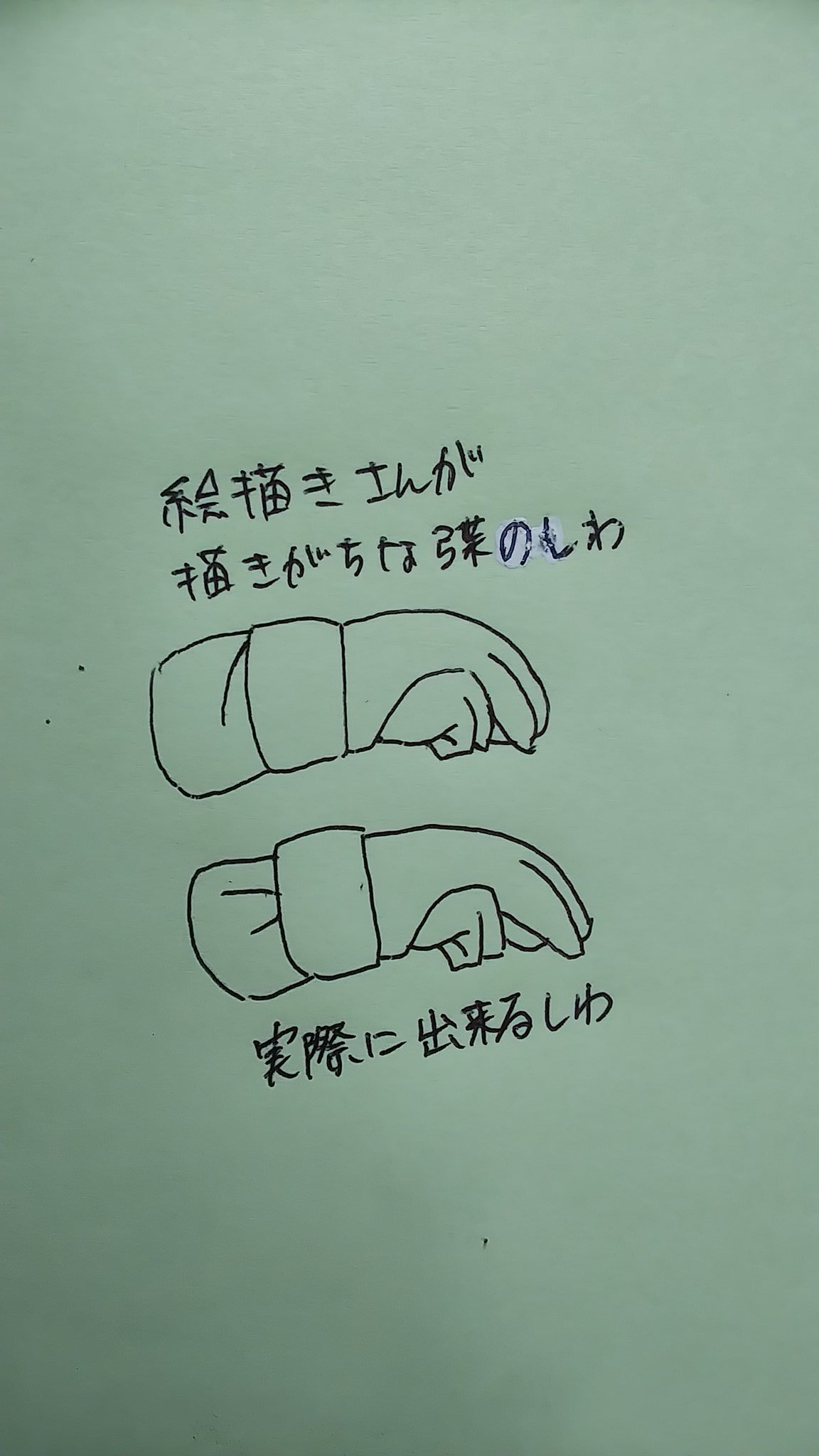 富士瑞 弓道の描写について いろんなマンガやイラストでたまに感じる違和感 基本的に手にあったカケを使ってればシワってほとんどできないと思うんだけど 大きめだった場合に出来るシワの向きについて 弓道警察 T Co Kdxzch9arw Twitter