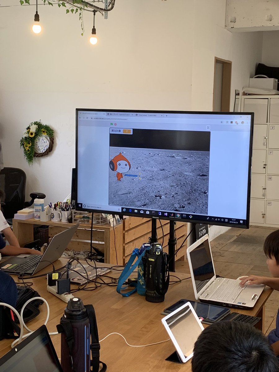 sanfrecce_osaka's tweet image. 発表中! #CoderDojo #CoderDojo枚方
