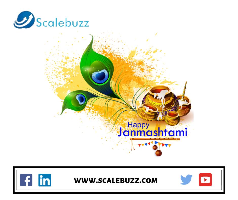 myscalebuzz's tweet image. May this Janmashtami shower on
you blossoms of love and peace.
May the divine grace of Lord Krishna
be with you today and always.
Happy Krishna Janmashtami!
#janmashtami #happyjanmashtami