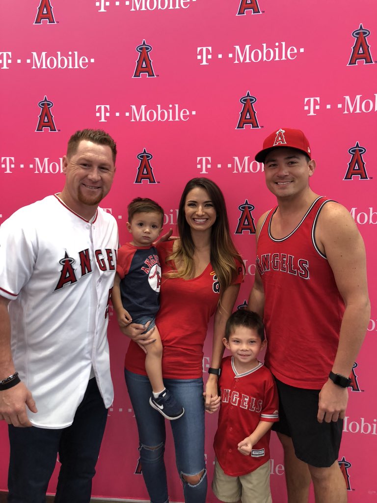 Always down for a visit with our BFF <a href="/KoleCalhoun/">Kole Calhoun</a> Can’t wait to see you!! Flashback to our visit last year ❤️