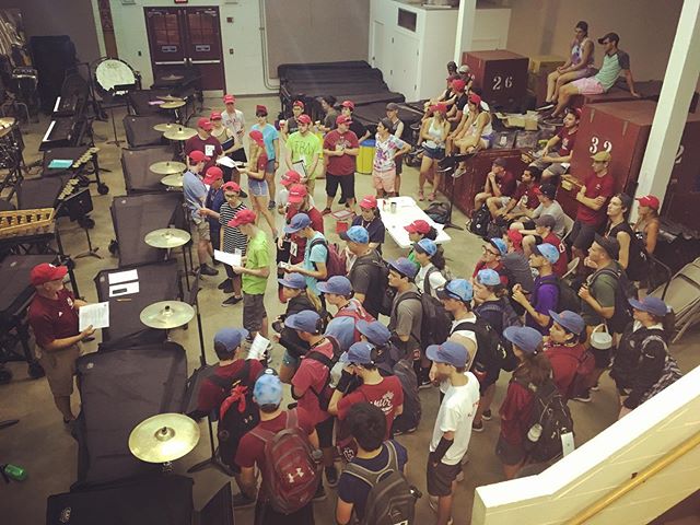 The gang’s all here and day 1 is in the books 📚 Here’s to some #umassdrumline bonding time at our fave Amherst spot, antoniospizza 🍕and then a good night’s sleep 💤 We’ll be back to the grind first thing tomorrow!