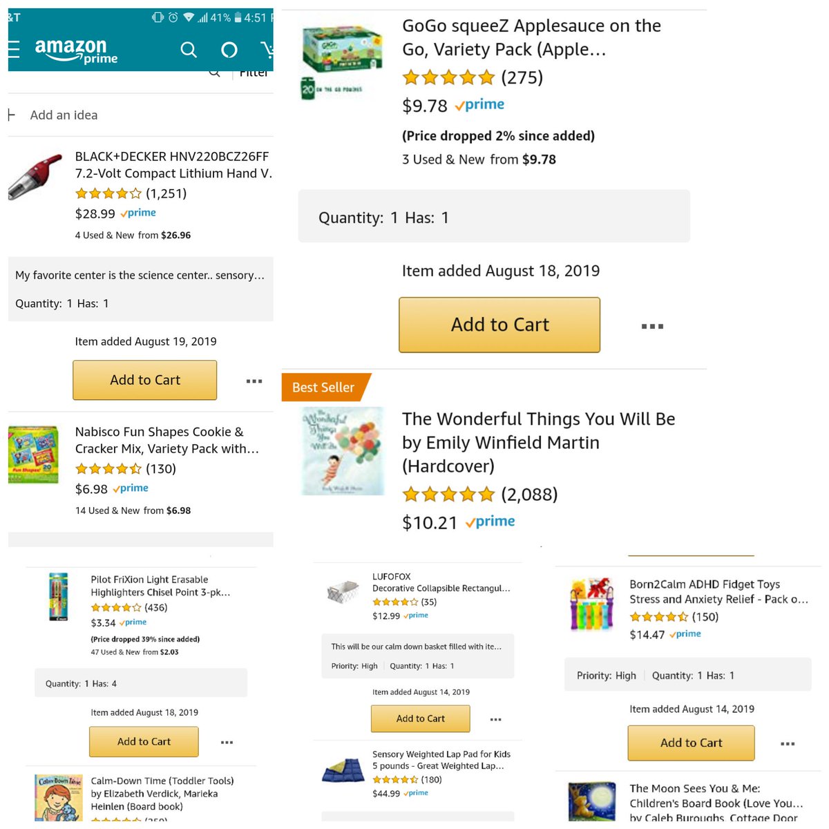 teaching_mama89's tweet photo. Dear #teachertwitter #TwitterPhilanthropy is it okay to cry? When I made this wish list, i called it a #hopelist bc its filled with things I never thought I would ever actually have. I just checked my Amazon & this. Twitter doesn't allow the amt of words i have. #thankful https://t.co/MT5iVGkQpv