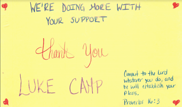 RumphandAssoc's tweet photo. A few more thank you notes from The Luke Project Kids when we had a career day in our office. Such a great group of kids! We are so lucky to be involved in such a worthwhile organization. ❤ https://t.co/C6X4WYlP2F