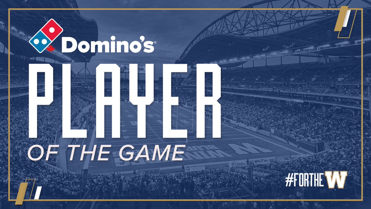 Wpg_BlueBombers's tweet photo. Time to vote for tonight's @dominos Player of the Game! Tweet #JeffersonPOG, #RiosPOG or #HarrisPOG to vote.
➡️ https://t.co/9vC7t2xMAK https://t.co/dovgKzBPPs