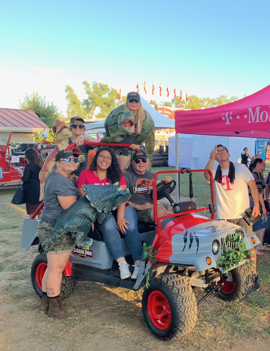 ravinita28's tweet photo. Watch out, Jurassic Park is the house at the #buttecountyfair. @WebGirlKelsie @DerrickSeay1 https://t.co/3t2MtFnpwN