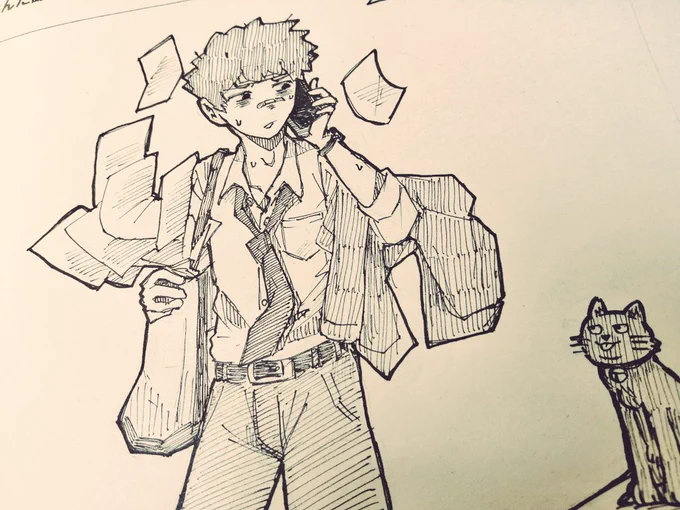 宿題でことわざをテーマにして絵書くやつやったんですけど、これ先生にしか見られないの悲しいので誰か供養してくだし……
猫の手も借りたいッ!!! 