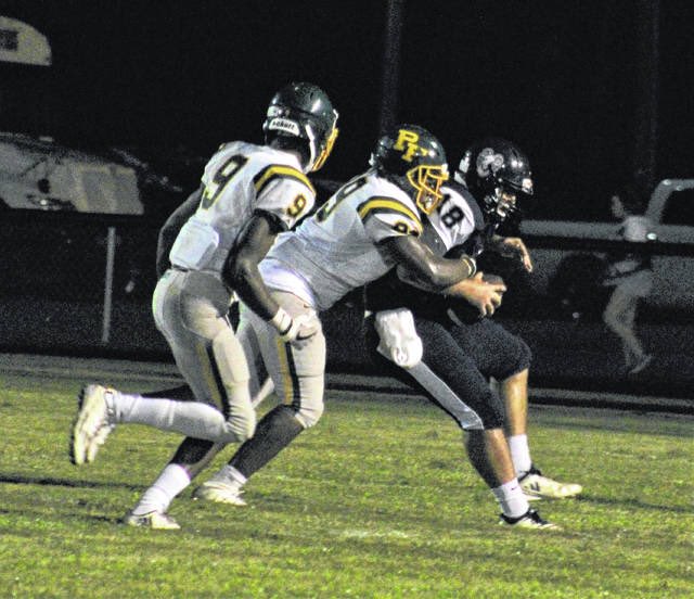 Behind the two-headed rushing attack, Pine Forest rallied to down Purnell Swett on Friday. robesonian.com/sports/126554/…