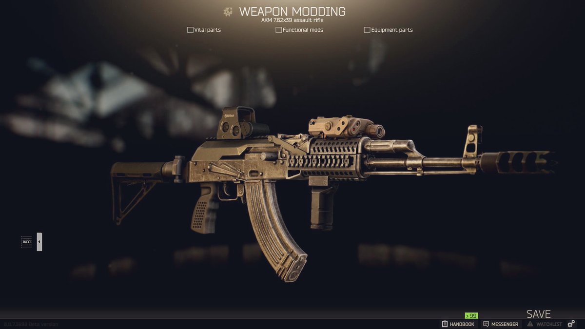 AKM Zenit custom GHKのガスブロAKMをTarkov仕様にカスタムしてみました