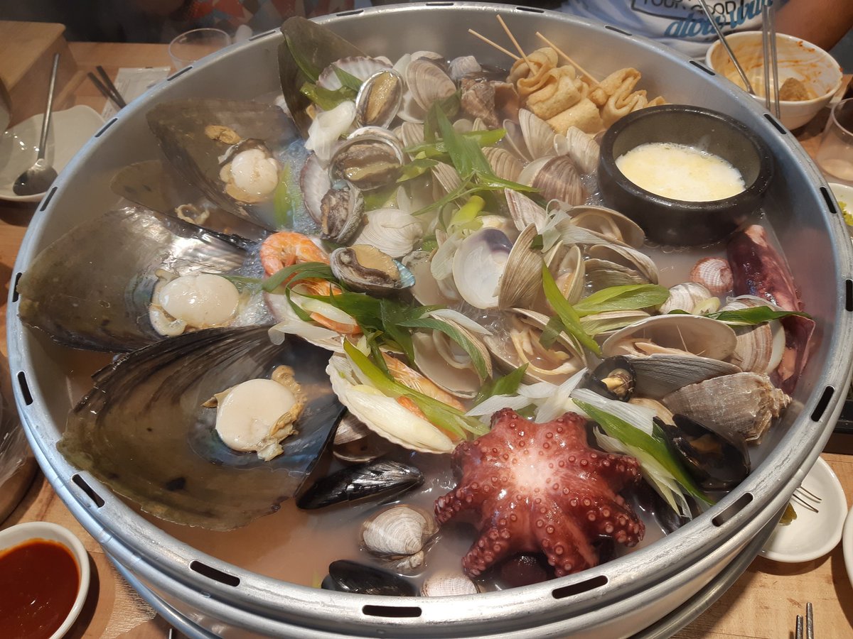 bada08312's tweet image. #위례조개맛집 
#오징어튀김 써비스
#택이네 조개전골
#짱 맛져요~