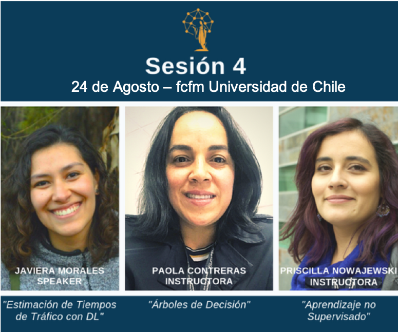 saturdaysAI_cl's tweet photo. Con full #womenpower este sábado 24, en la fcfm de la @uchile
, vamos con la 4 sesión de #saturdaysaicl #MachineLearning #ia #diversidad @saturdaysAI_cl @AISaturdaysEs https://t.co/Ep0OIs2TVZ
