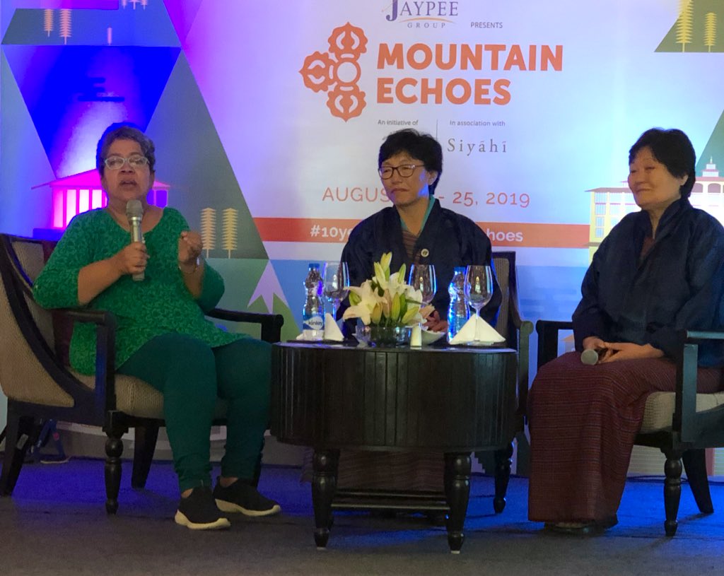 TedhiLakeer's tweet photo. I owe a lot of my understanding of food to @reshii. She’s also been one of my favourite persons for years now, consistently.
Glad to be here with her and listening to her at @mountainechoes.
#10YearsOfMountainEchoes https://t.co/JcTY9vTVok