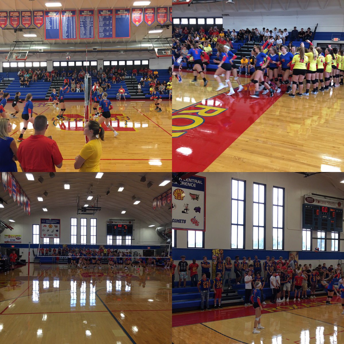 RHS_Shells's tweet photo. Great night celebrating all our Fall Sports teams at our 🏐 scrimmage & Blue/Gold 🏈 game. #ShellNation #RoxanaProud #ShellPride @RoxanaAthletics https://t.co/SrHItBY0cS