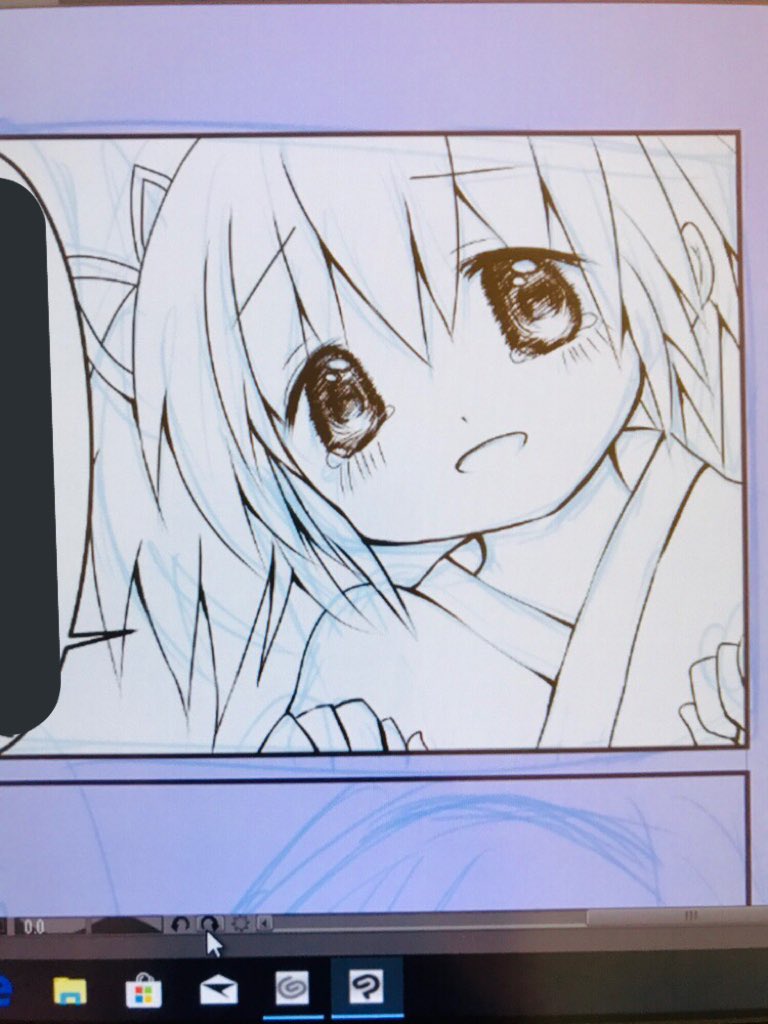 線画下手くそワタルなので漫画描くとたくさん線画描くからいい練習になる?
涙うるうるまどっちはコピー本に出てきます? 