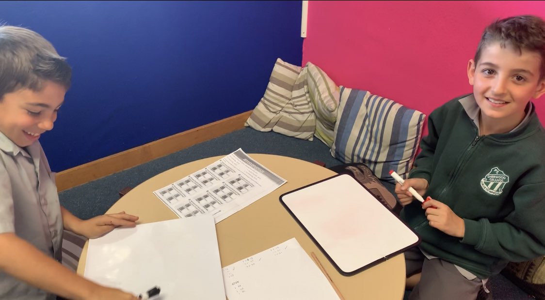 MissGSwift's tweet photo. Trying out the “Mrs Manning’s Maths Challenge” during Mastering Maths sure had us thinking outside the box!!! 🤔🧠#workingmathematically #lateralthinking @Sherwood_Grange @michellem_SG https://t.co/JYIyVNONHK
