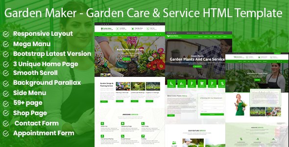 DesignUnlock's tweet image. Green Plants – Garden Care &amp;amp; Service HTML5 Template @garden @Landscaping @gardening @planting bit.ly/2Wg2LPC