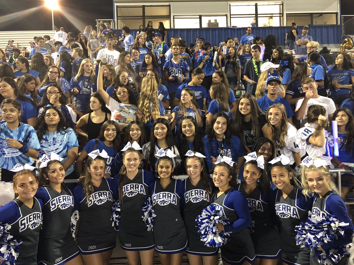 SierraHsCheer's tweet photo. Great win Sierra! Wolfpack was on fire! #fridanightlights #wewon #shscheer https://t.co/cy4HtDXY1v