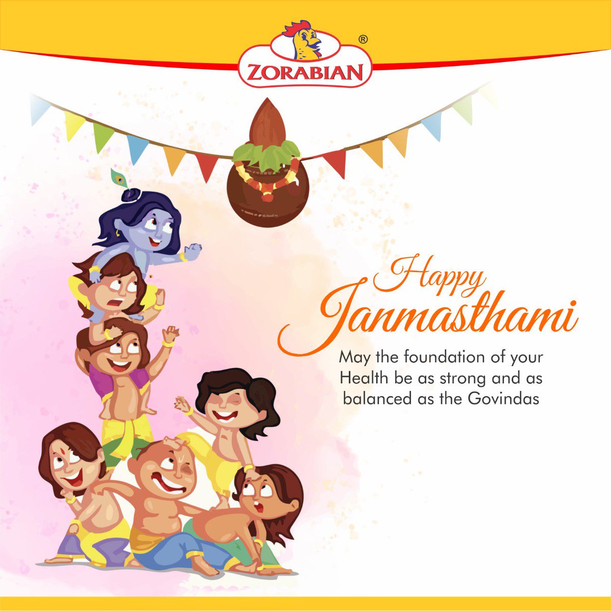 Wishing everyone a very Happy Janmashtami! #HappyJanmashtami2019 #KrishnaJanmashtami #DahiHandi