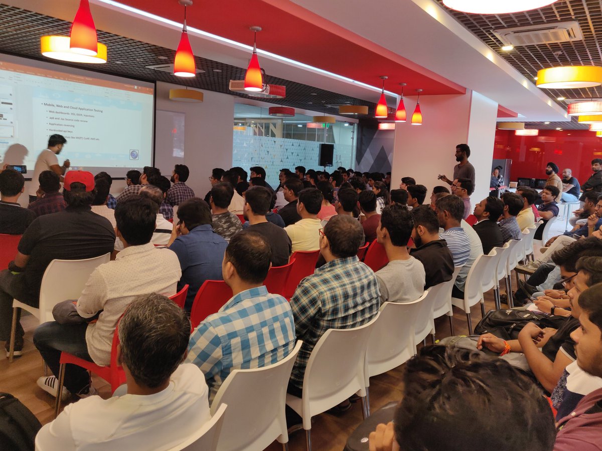 OWASP_PUNE's tweet photo. Open discussion in the meet are always so knowledgeable. @qualys
 @shubhc 
#IoT https://t.co/NrqLH8O0zJ