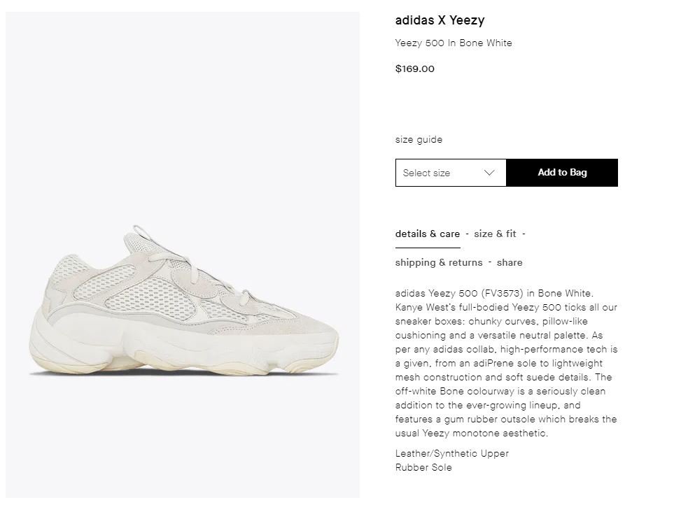 Adidas Yeezy 500 Blush Size 10 5 Ptownkicks