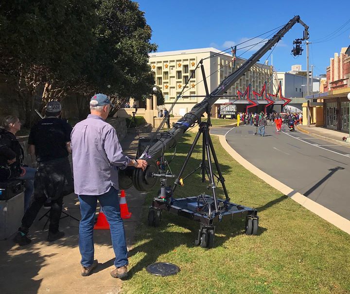 cinemotion's tweet photo. Jib plus Ronin = Niiiiice #jiboperator #jimmyjib #foxstudios #backlot #corporategig #ronin #redcamera #stantonjimmyjib #foxstudiossydney #8K https://t.co/RsXxoiIjDw https://t.co/CgM7D89Dir