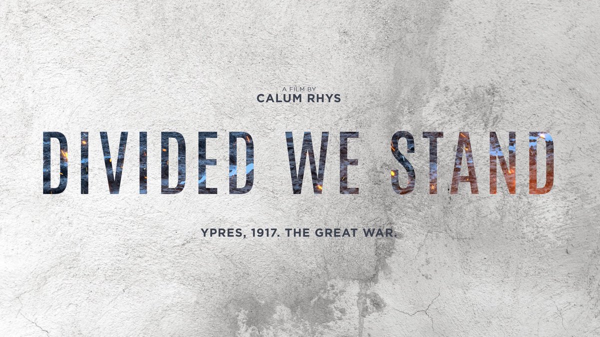 CalRhys's tweet image. Happy to announce my new short film. We've done WWII with 'Our Father', now we're heading to 1917 Belgium for our new WWI drama 'Divided We Stand', following a confrontation between two soldiers from opposing sides and the effects of the brutality and horrors inflicted upon them.