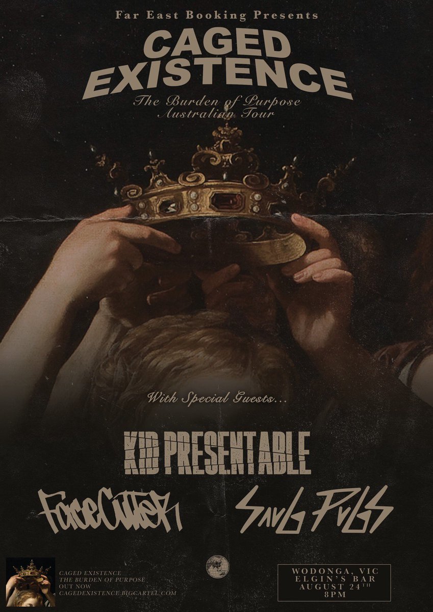 CagedExistence's tweet image. TONIGHT
ALBURY
WODONGA
$10
COME ALONG