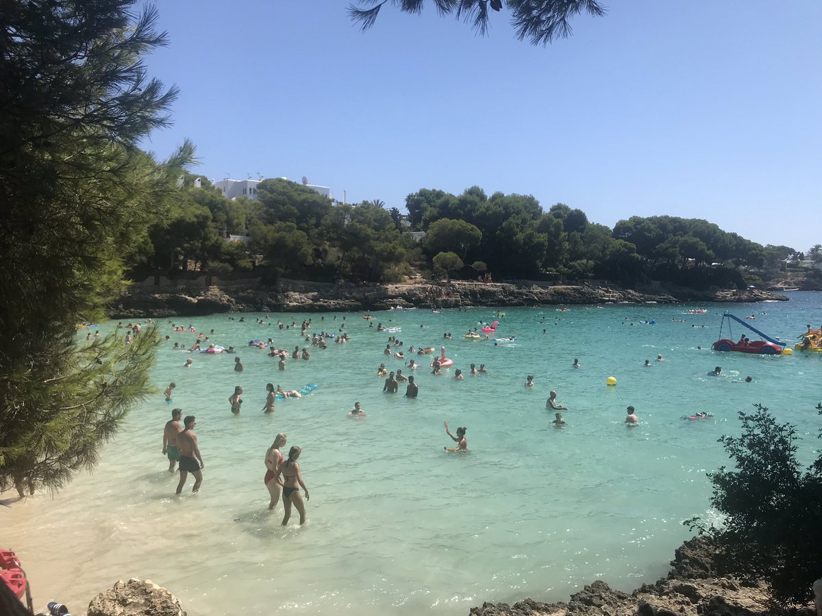 GeorGi_Garcia's tweet photo. Palma de Mallorca. #Calagran// #Calaesmeralda // #CalaDโor // #CalaMondrago. #sinfiltro ๐๐๐ https://t.co/2vUIyxYNRx
