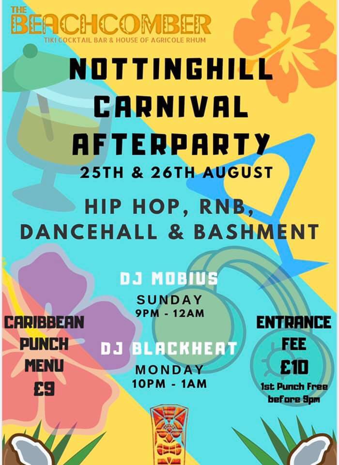 EmporiaBrandsUK's tweet photo. Love an afterparty? @Beachcomberldn is THE place to be this weekend for the the @NHCarnivalLDN as we partner with Bounty Rum! https://t.co/oCSLKXKqMi