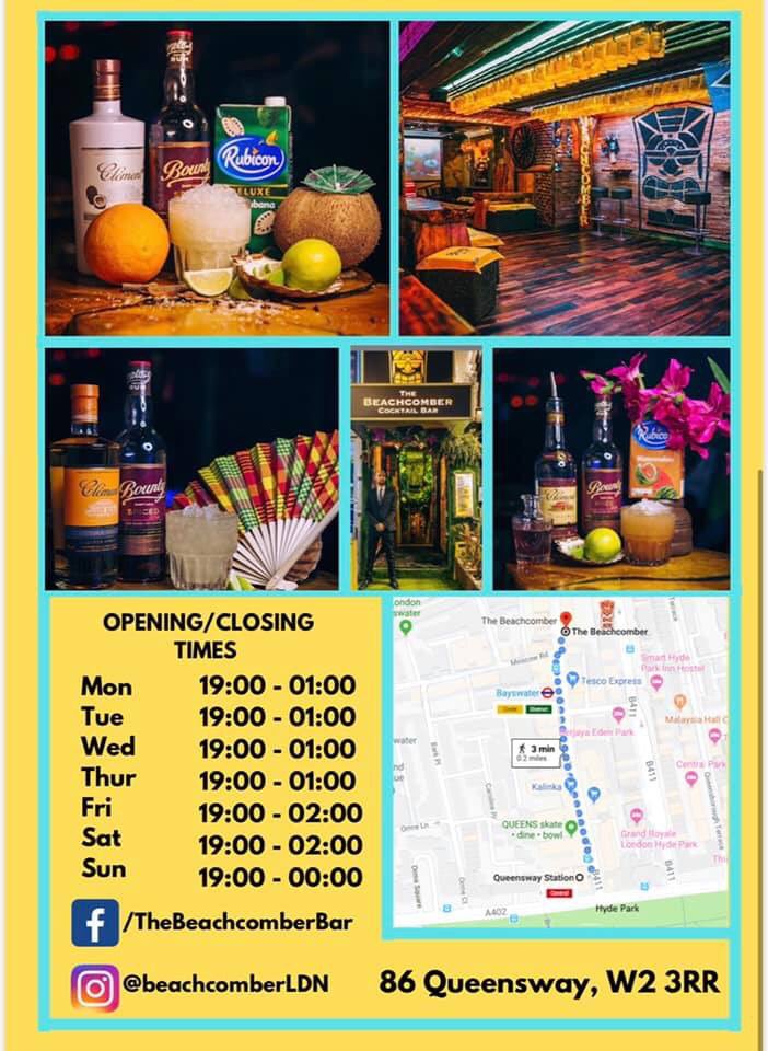 EmporiaBrandsUK's tweet photo. Love an afterparty? @Beachcomberldn is THE place to be this weekend for the the @NHCarnivalLDN as we partner with Bounty Rum! https://t.co/oCSLKXKqMi