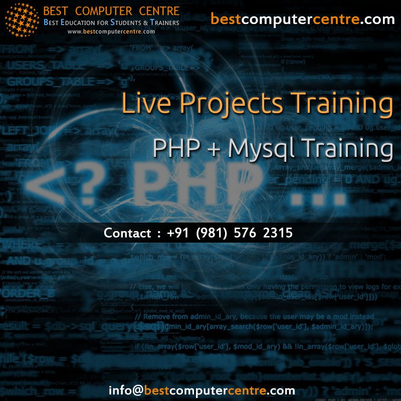 idea_amritsar's tweet photo. Best PHP Mysql Live Projects Training in Amritsar
.
https://t.co/qfojePPrs9
.
#training #php #mysql #amritsar #live_projects #php_training #php_course #classes #php_coaching
. https://t.co/NMgBYqT58X