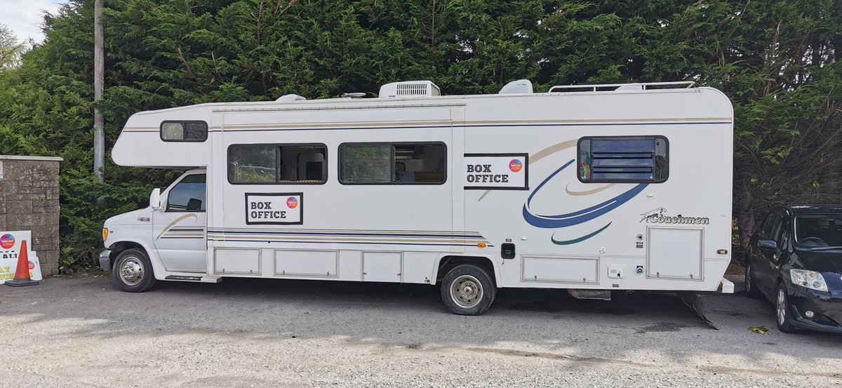 TPFFest's tweet photo. Due to numerous last minute requests for tickets, we have brought in a mobile ticket office located at the gates of Clane GAA. Gates open 1.30pm and first act at 2pm!
#PlayingFieldsFest https://t.co/RnspkUQhXb