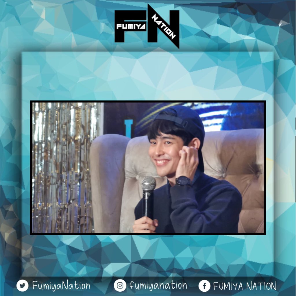 You make life more beautiful with your smile, Fumi.

Photo from: @MLAStandard_Ent 

#FUNFANPartyWithFUMIYASANKAI
@fumfumfum3 | Fumiya