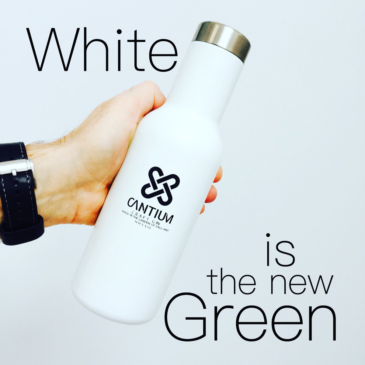 Cantium is your new Gin and Flask in one cool bottle. #gin #secondusepackaging #Sustainability #kent #reusable